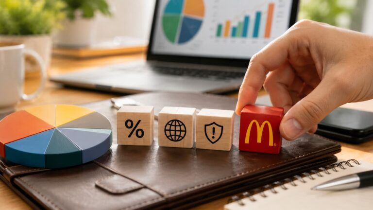 Acciones de McDonald’s en una cartera diversificada costes divisa y riesgos a revisar.