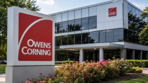 Acciones de Owens Corning empresa estadounidense de materiales de construcción.