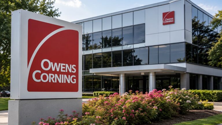 Acciones de Owens Corning empresa estadounidense de materiales de construcción.