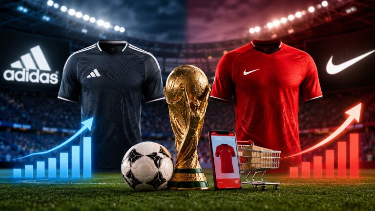 Adidas gana visibilidad pero Nike acelera las ventas de camisetas