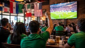 Aficionados consumen en bares durante el Mundial 2026 en Estados Unidos