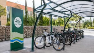 Aparcamiento para bicicletas en Mairena del Aljarafe