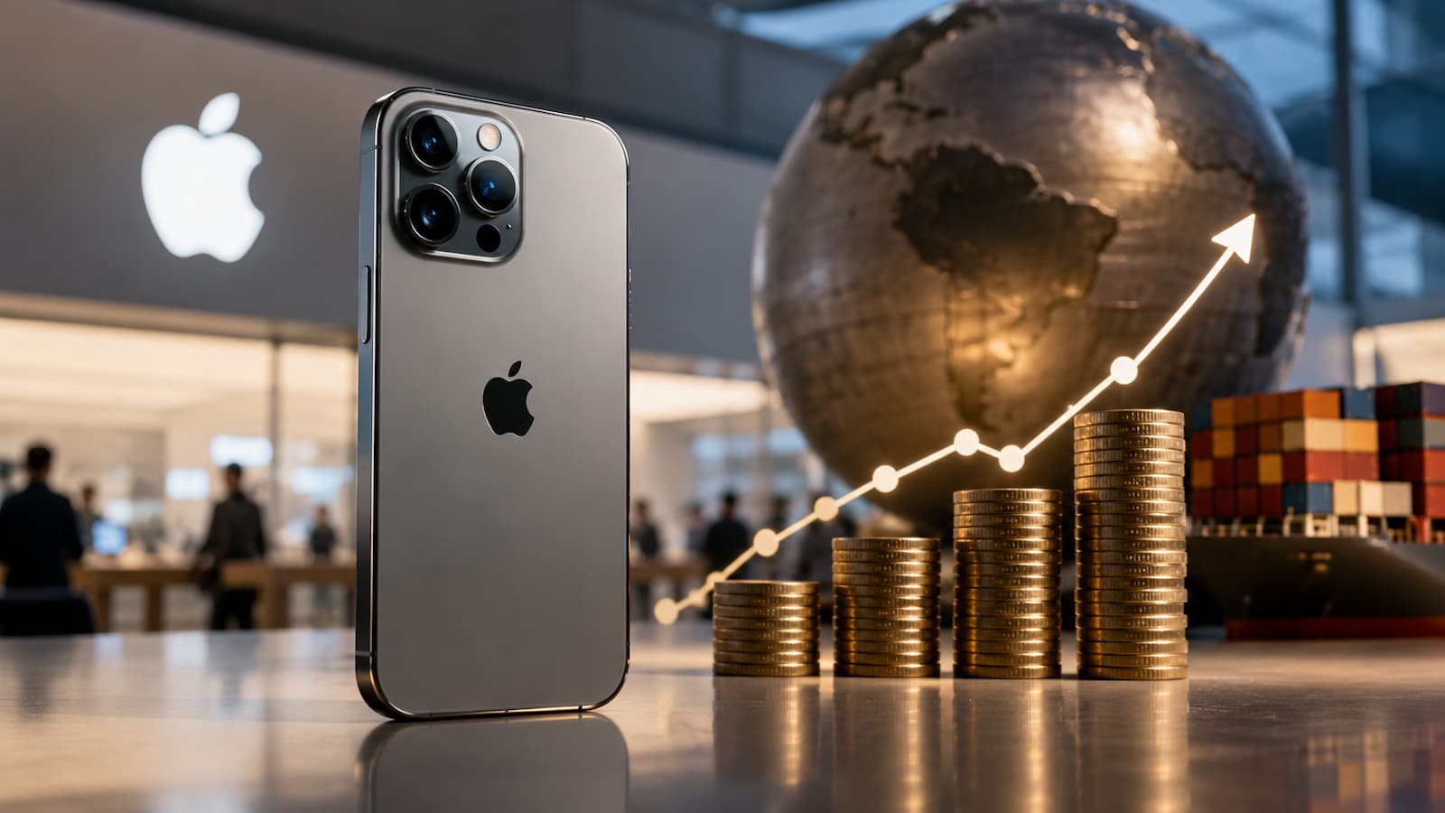 Apple vende más por no subir el iPhone.