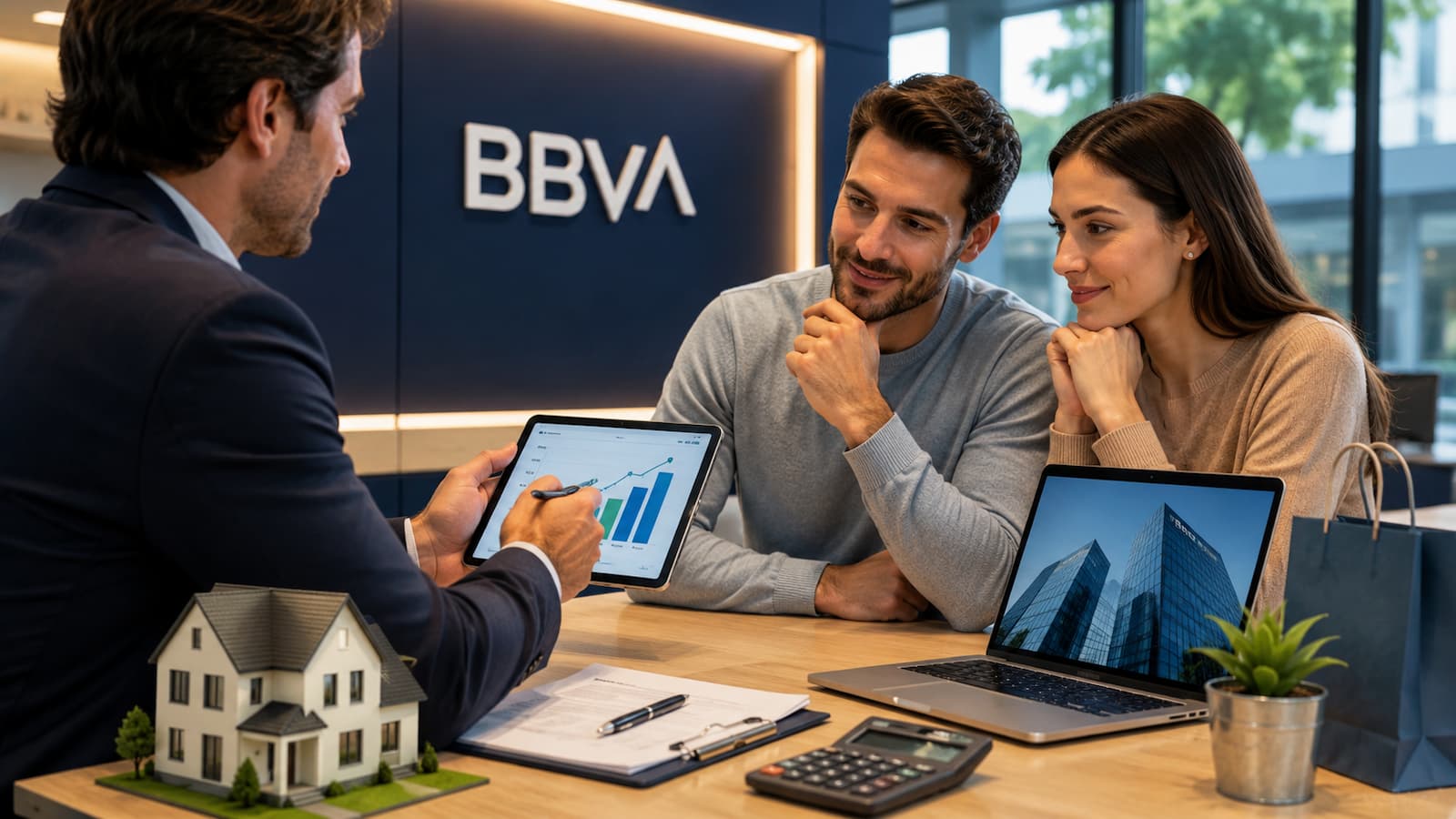 BBVA España ha cerrado el primer semestre con más crédito.