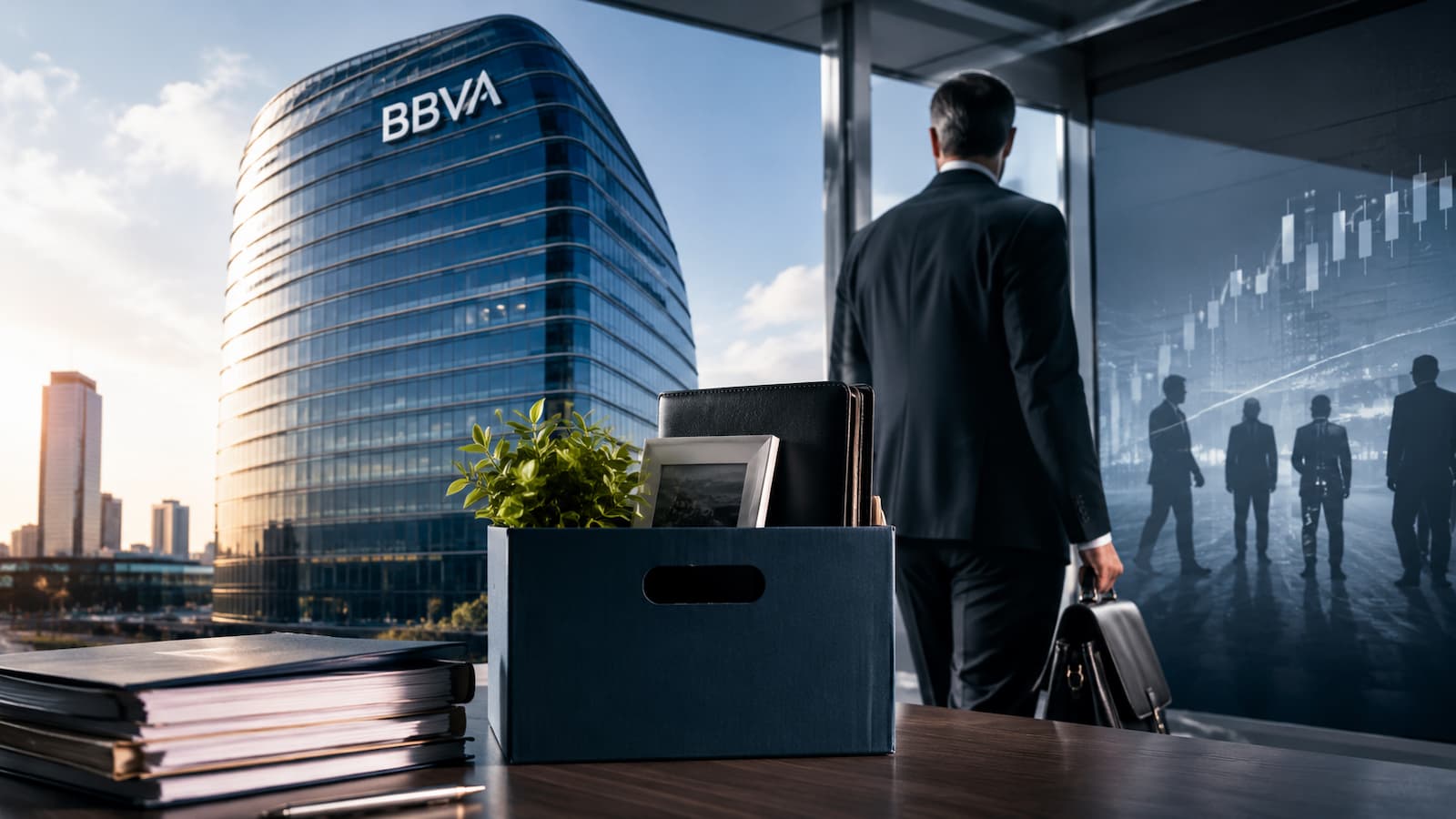 BBVA aparta de la cúpula a directivos ligados a Villarejo.