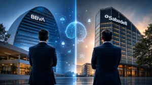 BBVA y Sabadell reordenan sus cúpulas para competir en IA.