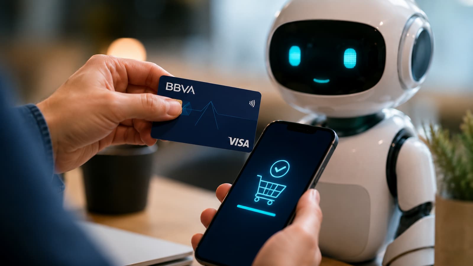 BBVA y Visa prueban pagos con agentes de IA en Europa