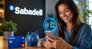 Banco Sabadell cambia su Cuenta Online con 2% TAE hasta 100.000€
