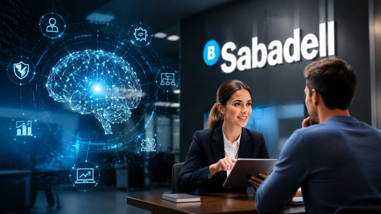 Banco Sabadell pone la IA en el centro