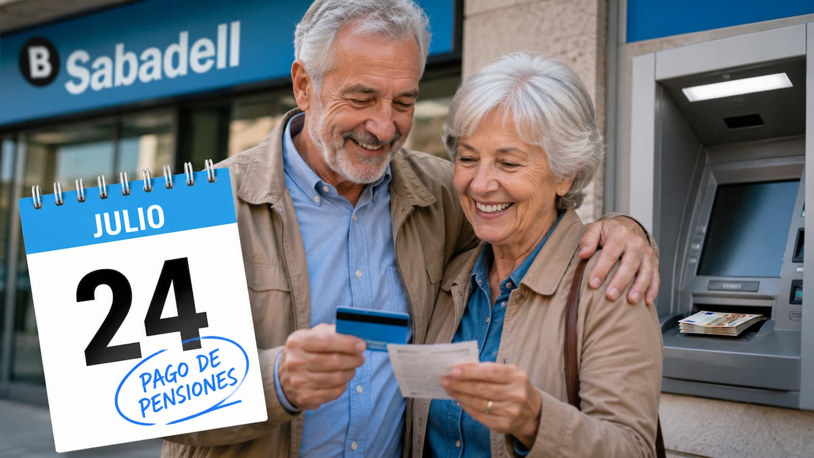 Banco Sabadell prevé pagar las pensiones de julio el 24
