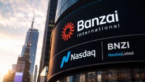 Banzai International cotiza en Nasdaq bajo el ticker BNZI.