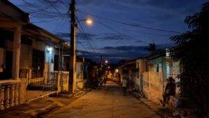 Barrio de Santa Lucía en Cartagena afectado por cortes de luz