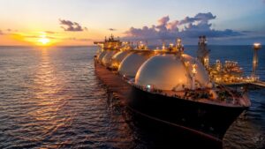 Buque energético en alta mar referencia al dividendo de TEN.