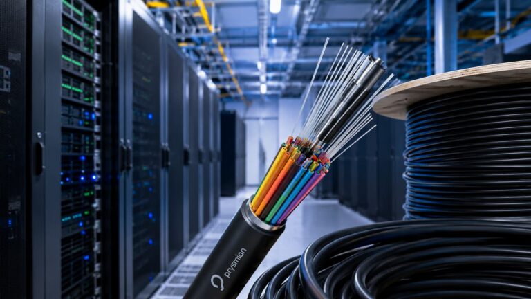 Cables ópticos de Prysmian para la nueva infraestructura de centros de datos.