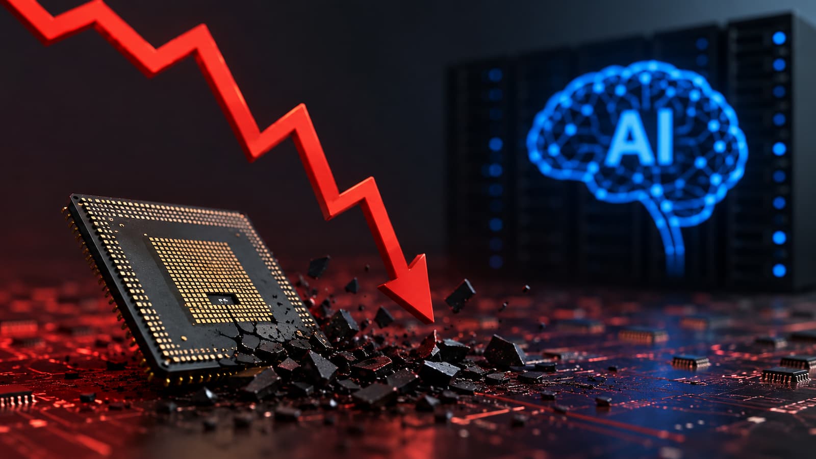 Caída de los chips y riesgo de concentración en ETFs de IA
