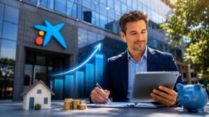 CaixaBank cerró primer semestre con beneficio de 3.203 millones.