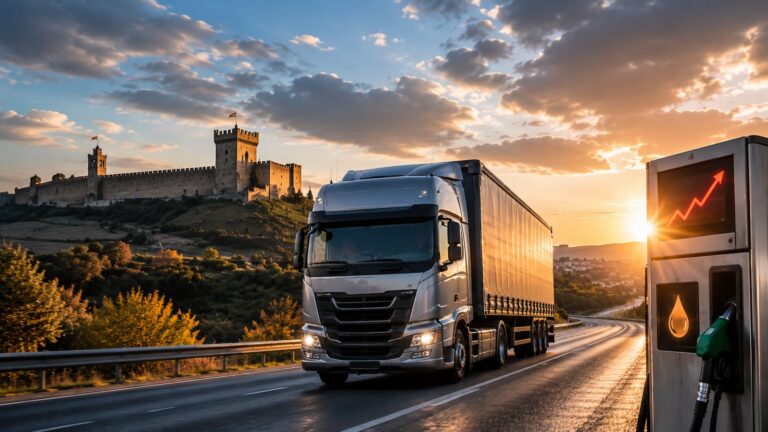 Camioneros de Castilla y León arrancan 2026 con menos carga
