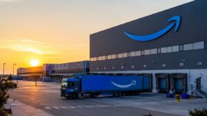 Centro logístico de Amazon en Zaragoza una de las zonas clave de su negocio en España.
