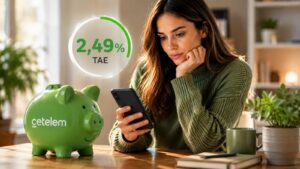Cetelem eleva su Cuenta Ahorro al 2 49% TAE para nuevos clientes