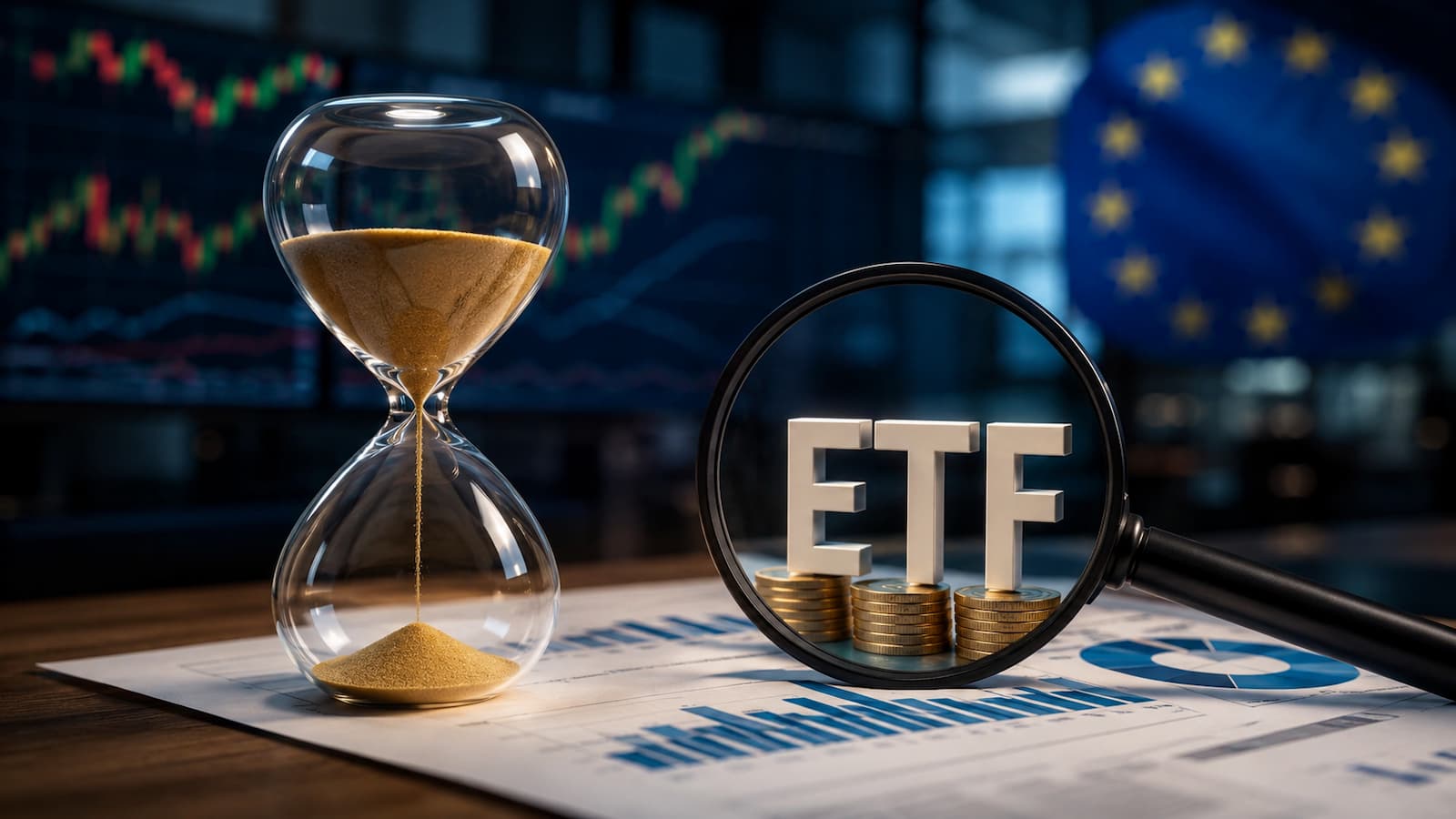 Cinta consolidada europea para ETFs no llegará en julio.