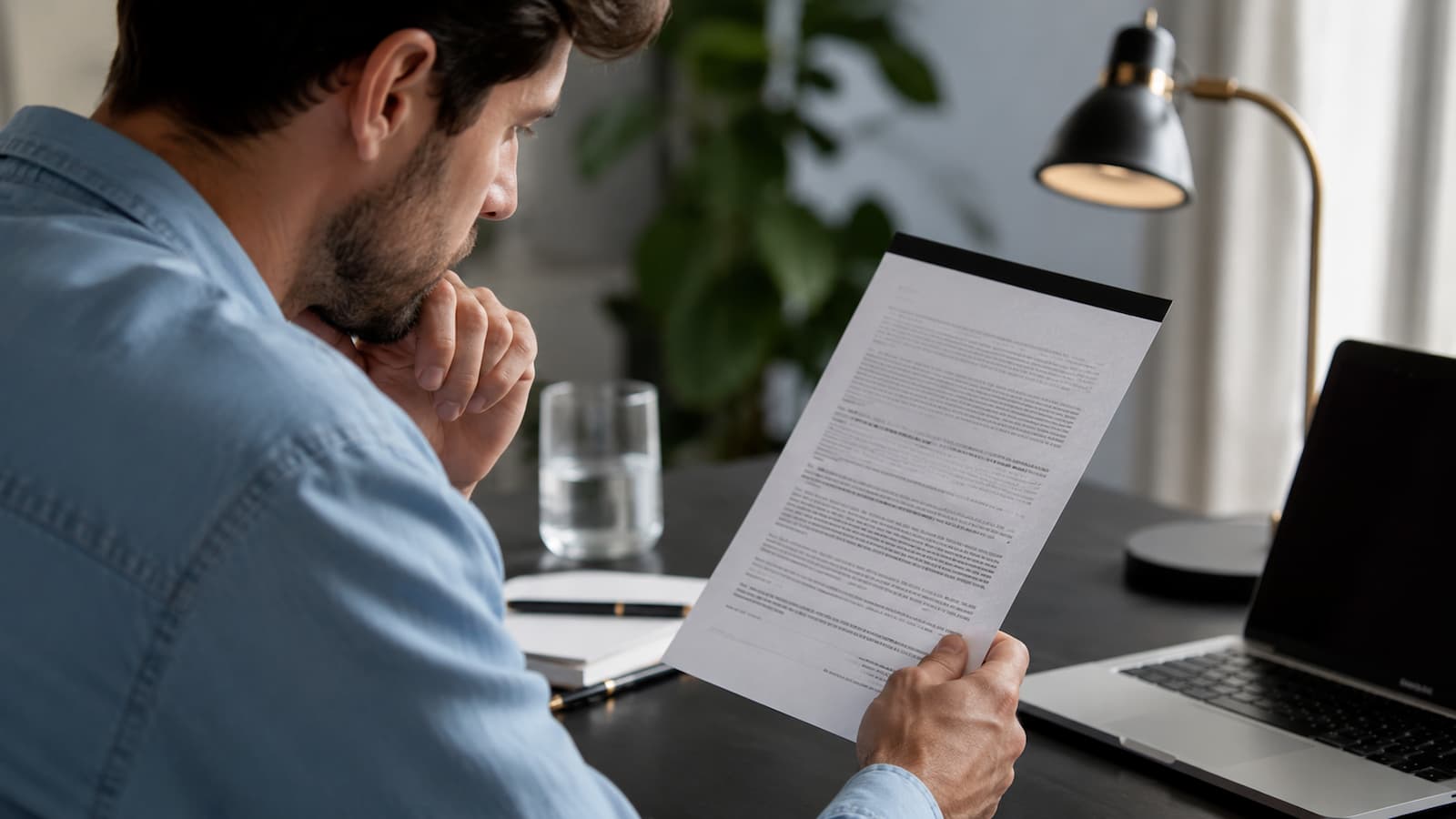 Cliente revisa la letra pequeña de MyInvestor Premium antes de contratar