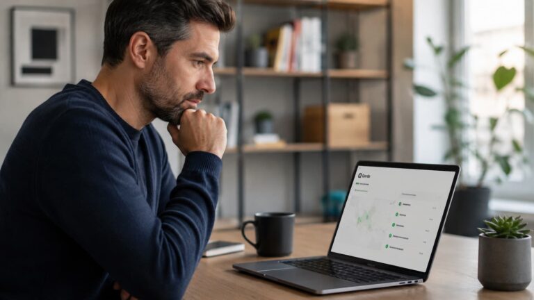 Cliente revisando el estado de Qonto antes de reclamar una incidencia