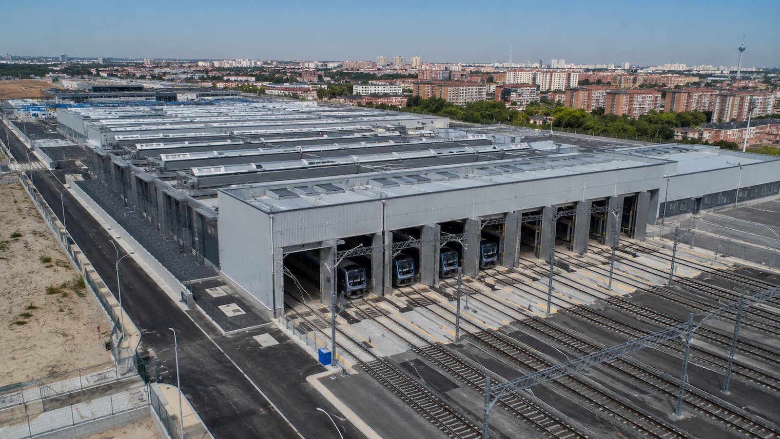 Cocheras de la Línea 10 de Metro en Cuatro Vientos