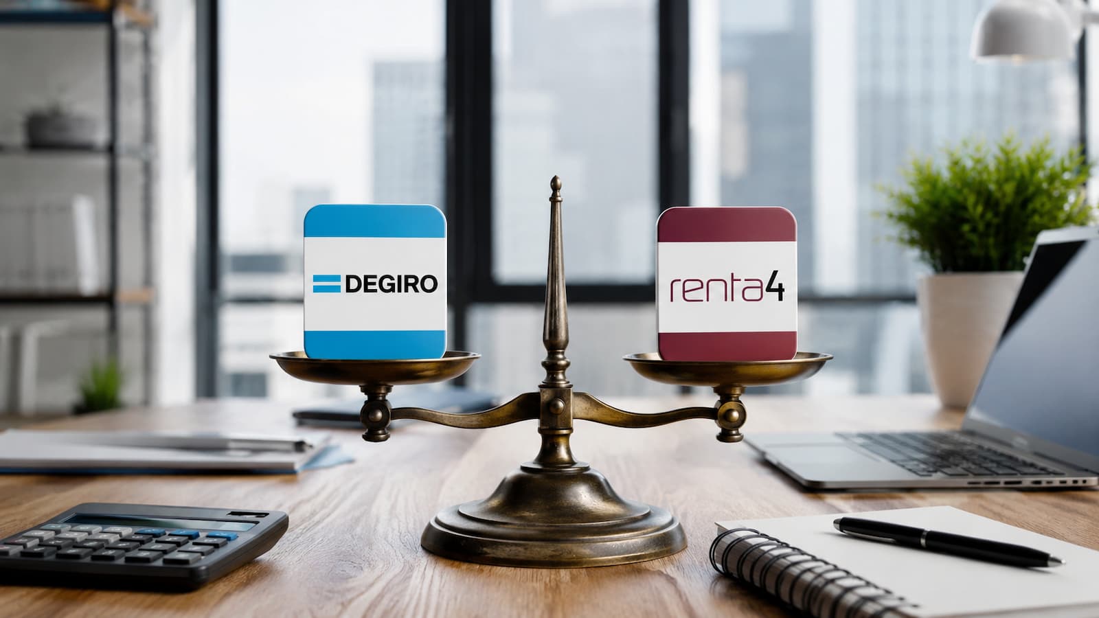 Comparativa de costes y servicios entre DEGIRO y Renta 4