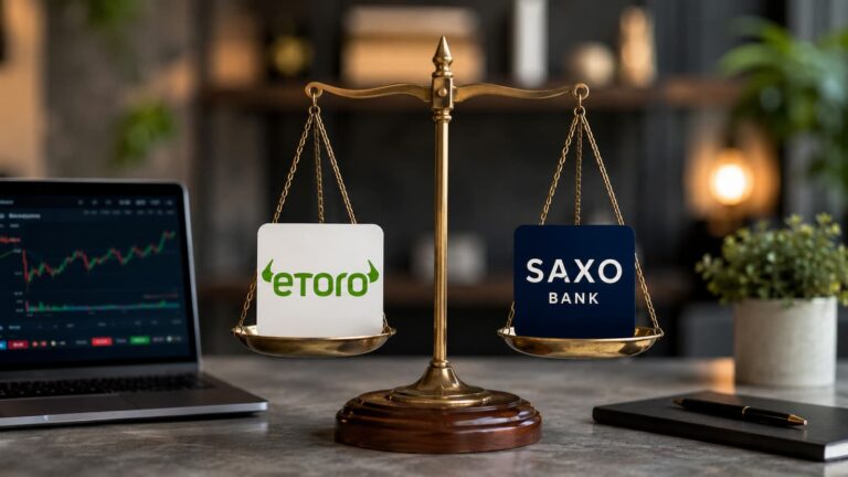 Comparativa entre eToro y Saxo Bank para invertir en acciones y ETFs