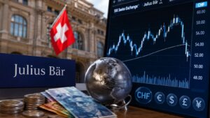 Cotización de Julius Baer en la bolsa suiza con foco en costes y divisa.