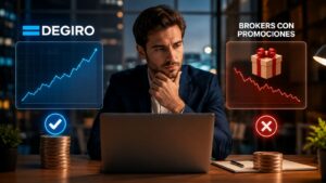DEGIRO frente a brokers con promociones