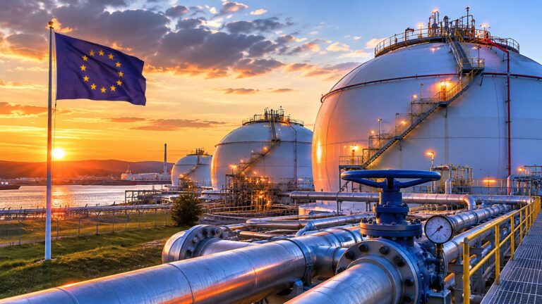 Depósitos de gas europeos en plena campaña de llenado antes del invierno.