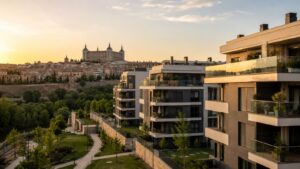 Edificios residenciales en Toledo donde el mercado busca estabilidad.