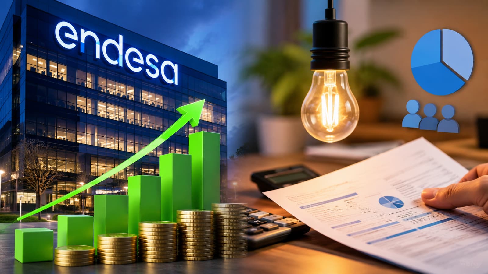 Endesa ganó 1.470 millones de euros en primer semestre.