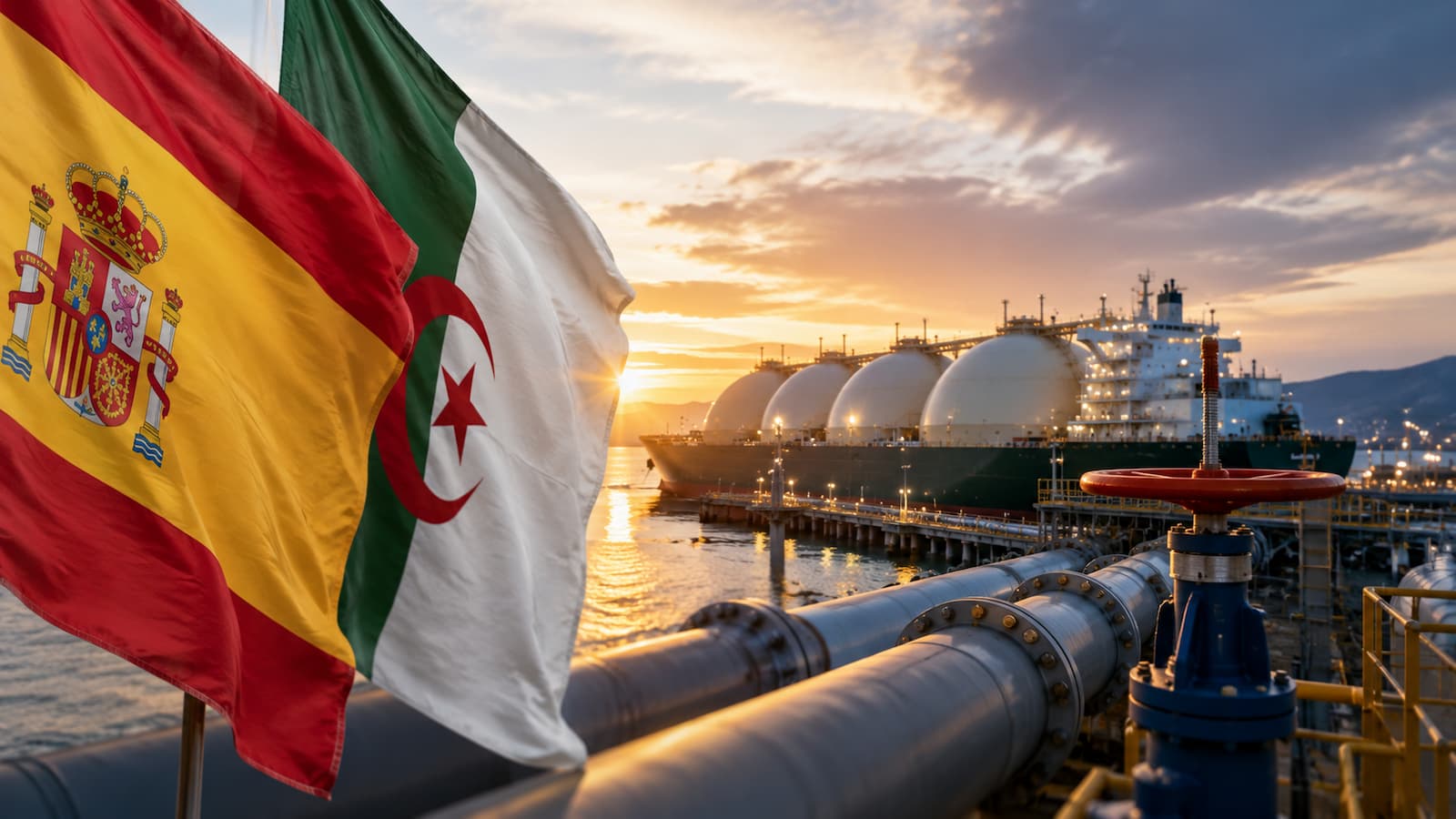 España pacta más gas con Argelia