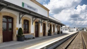 Estación ferroviaria de Montilla dentro del eje Algeciras Zaragoza