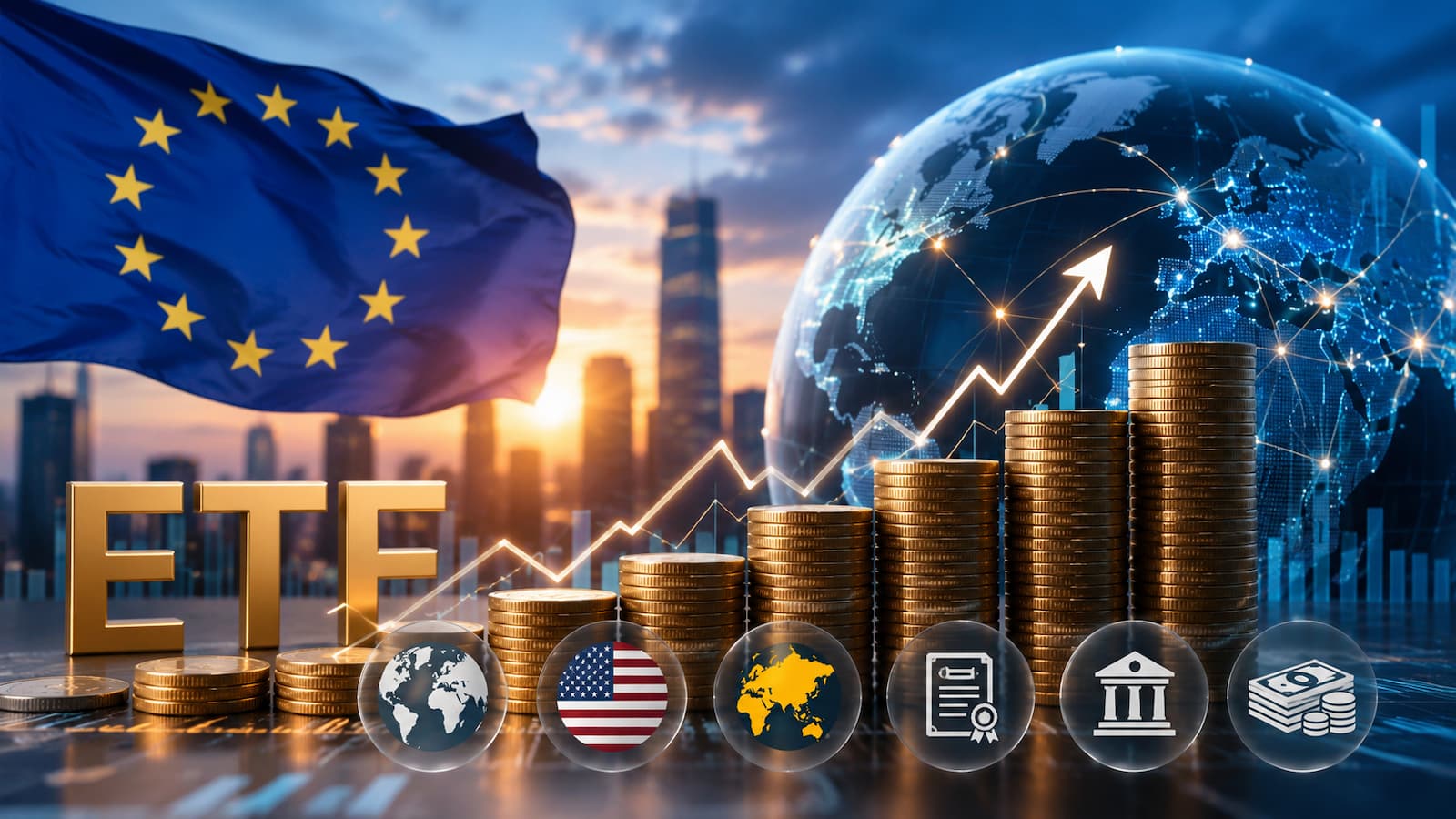 Europa supera los 3 billones en ETFs.
