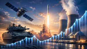 Flujos semanales en ETFs de defensa espacio y energía nuclear