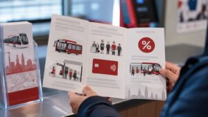 Folletos de lectura fácil sobre pagos y descuentos del transporte público en Zaragoza