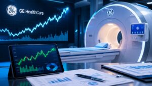 GE HealthCare presentó 1,13 dólares de beneficio.