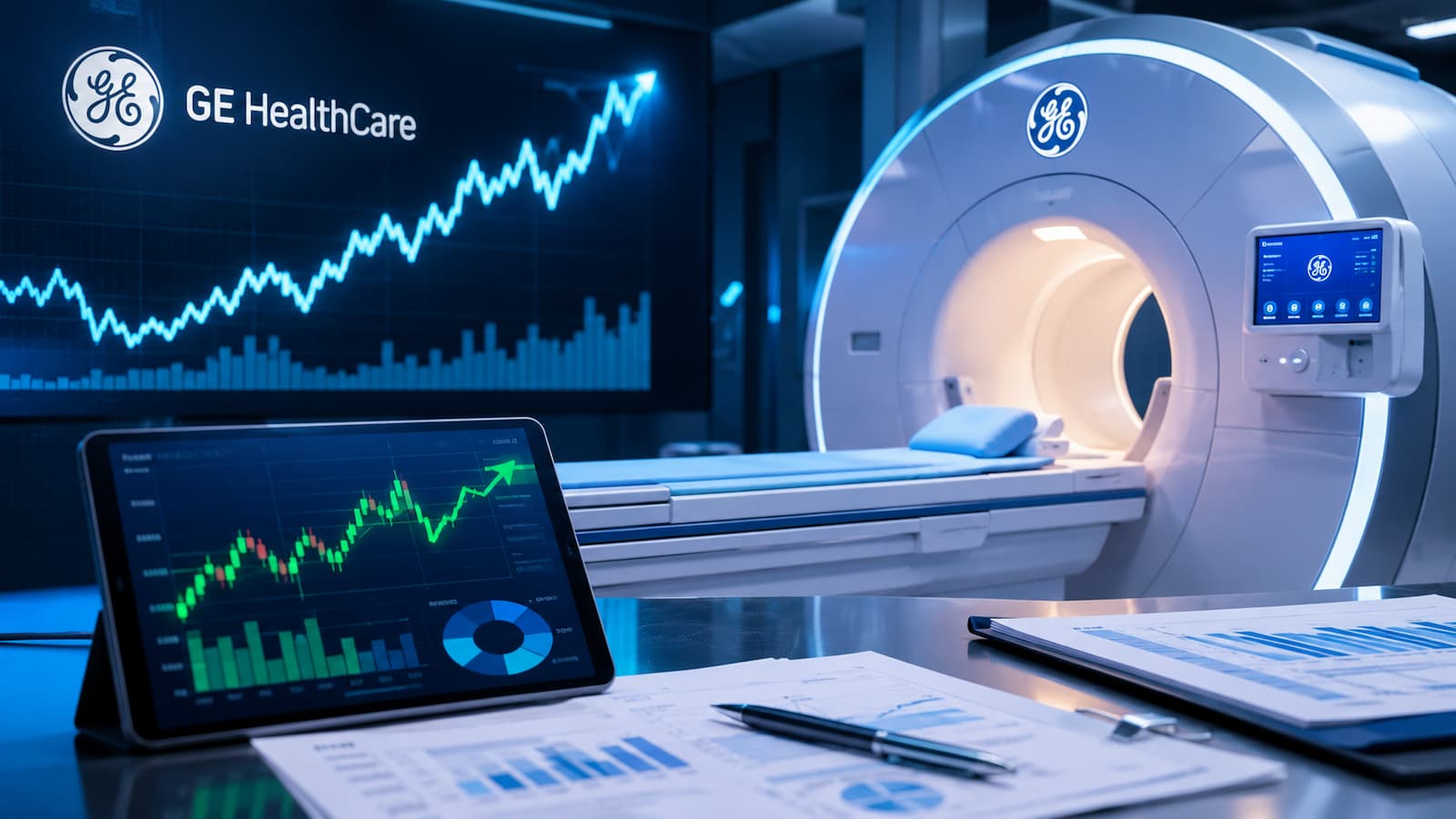 GE HealthCare presentó 1,13 dólares de beneficio.