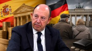 Gonzalo Bernardos explica la pensión española frente a Alemania.