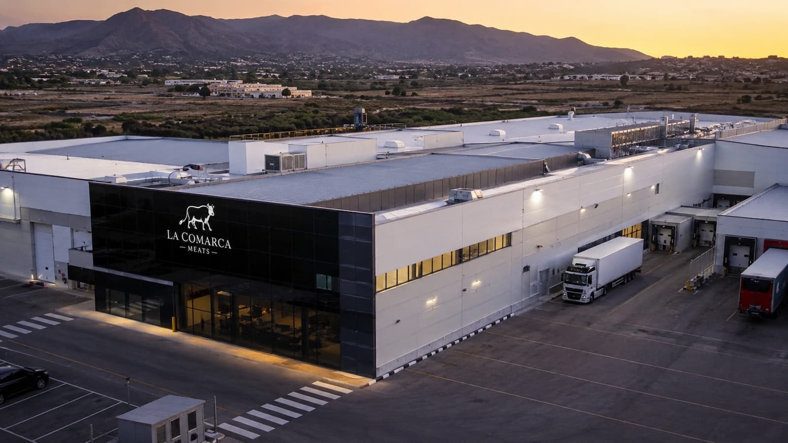 Instalaciones industriales de La Comarca Meats en Lorca