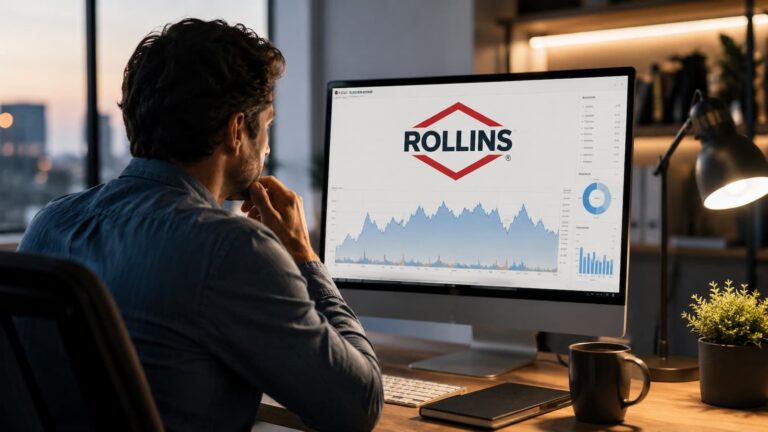 Inversor revisando Rollins antes de comprar acciones en Estados Unidos