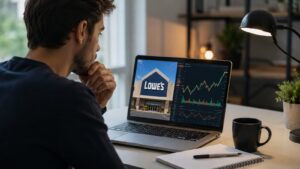 Inversor revisando cómo comprar acciones de Lowe’s desde España.