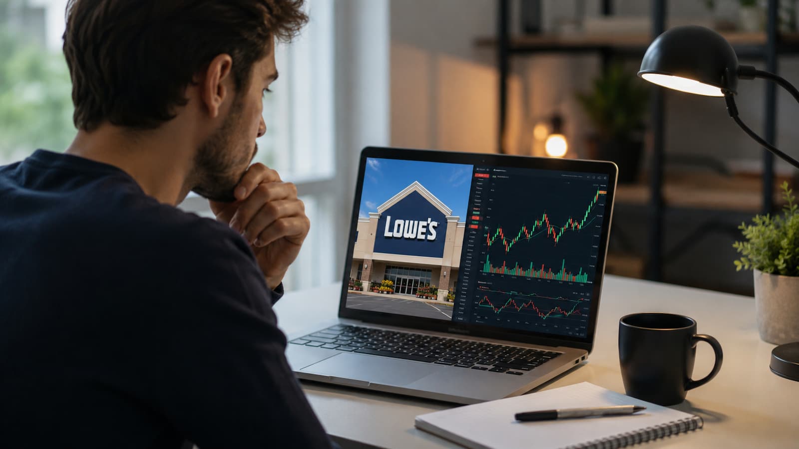 Inversor revisando cómo comprar acciones de Lowe’s desde España.