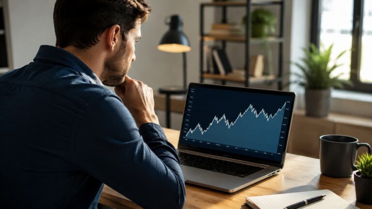 Inversor revisando cómo comprar acciones de MSCI desde España.