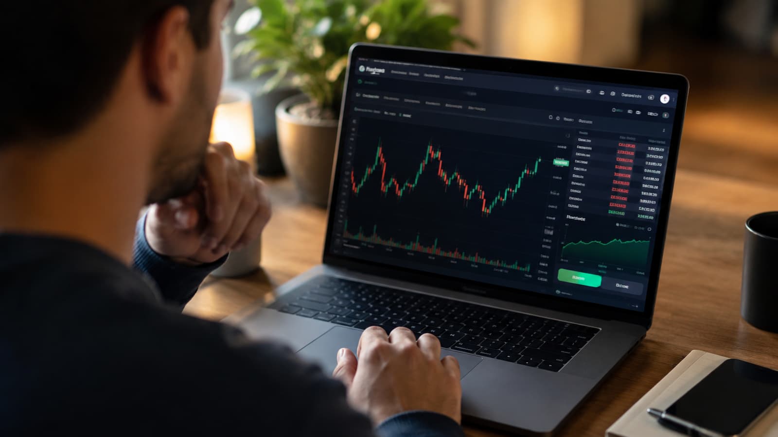 Inversor revisando cómo comprar acciones de Meliá desde una plataforma online