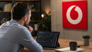Inversor revisando cómo comprar acciones de Vodafone y sus costes