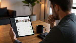 Inversor revisando el Copy Trading de eToro antes de copiar una cartera.